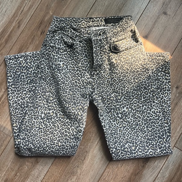 Allsaints Animal Print Jeans - Picture 3 of 3